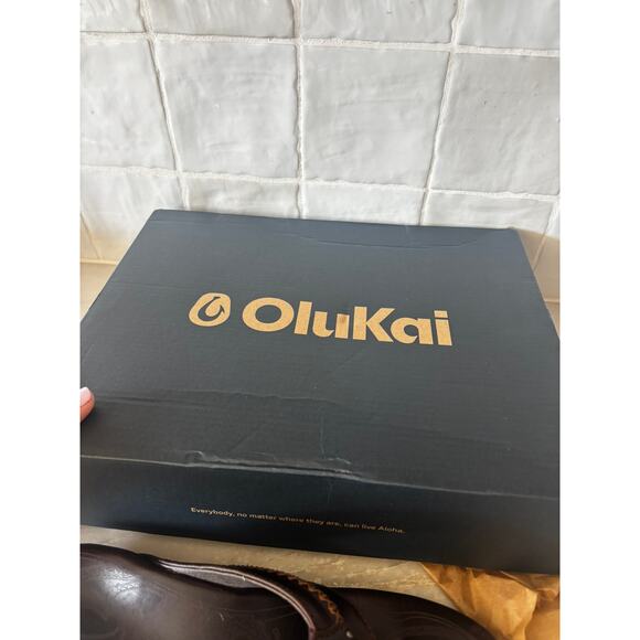 Olukai Mea Ola Men’s Leather Beach Sandals NWT Size 7 main image 7